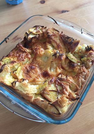 Foto resep Bread butter pudding