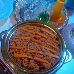 A picture of My best ever party jollof rice.