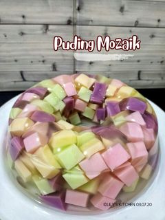 Foto resep 344.Puding Mozaik