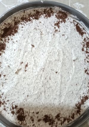 Φωτογραφία της συνταγής Cheesecake με μπισκότα γεμιστά βανίλια