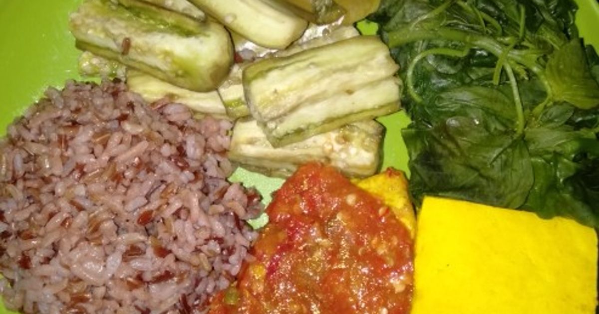 Ayam penyet (diet tanpa minyak)