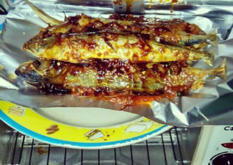 Cara mudah mengolah Ikan bakar enak&amp;mudah😋😘 Lezat