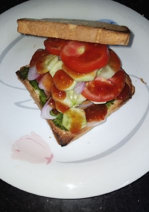A picture of Kabab Sandwich.