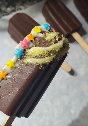 Una foto de Paletas decoradas sin gluten