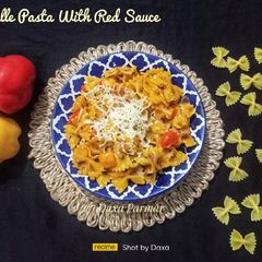 A picture of Farfalle Pasta With Red Sauce.