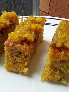 Una foto de Torta de piña en licuadora🥧🍯🥧