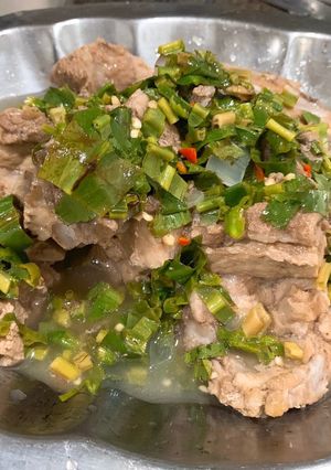 Hình của món Sườn cay Thái Lan.