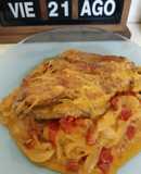 Peceto de cerdo, con vino blanco (muy fácil, rápido y rico!!!)