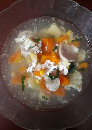 Foto resep Sup jagung