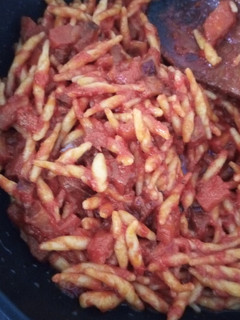 Una foto de Pasta fresca a la Norma