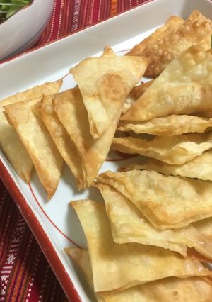 A picture of Fish Egg Fried Wantan.