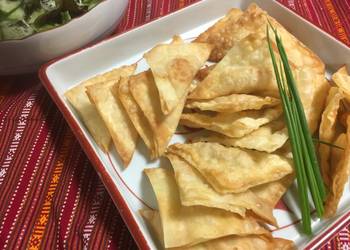 How to Recipe Perfect Fish Egg Fried Wantan