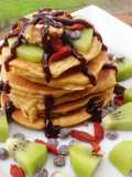 Easy Pancakes with Fruit Salad, Joom Style