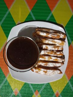 Foto resep Churros saus coklat