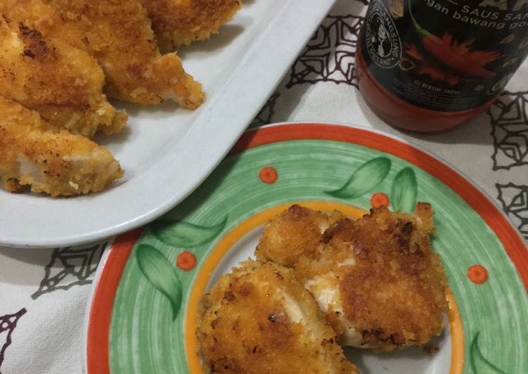 Langkah Mudah untuk Menyiapkan Crunchy Parmesan Chicken, Bisa Manjain Lidah