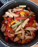 Fajitas de pollo a mi estilo