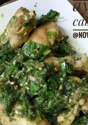 Foto resep Ayam Cabe Ijo (Sambalado Ayam)