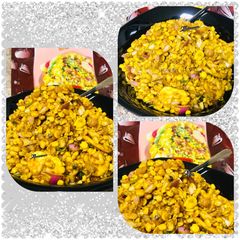 A picture of Haldirams instant bhelpuri recipe.