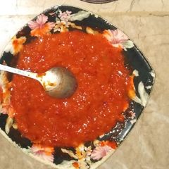A picture of Pizza sauce!!!.