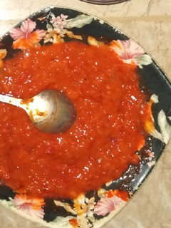 A picture of Pizza sauce!!!.