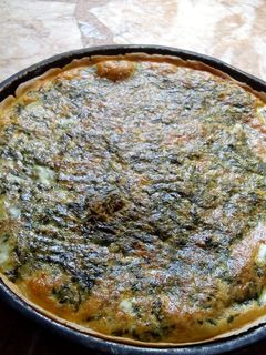 Una foto de Tarta de acelga y atún sin tacc