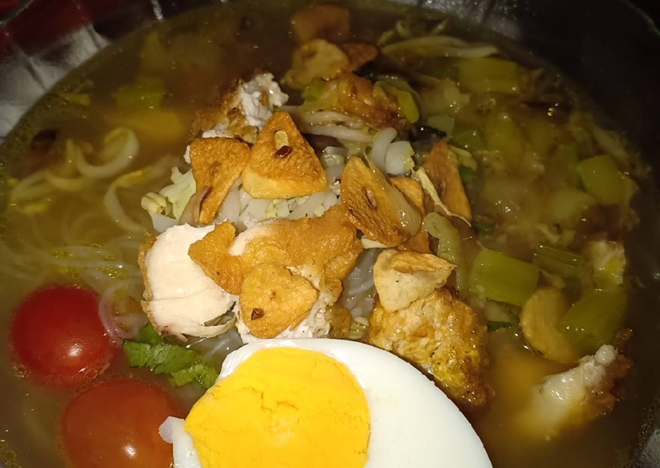 Soto ayam bening simple