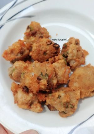 Foto resep Baso Goreng Udang Daging Ayam / Babi Sederhana