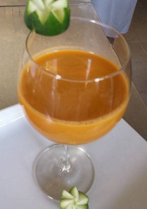 Una foto de Gazpacho andaluz