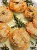 Machas gratinadas a la parmesana
