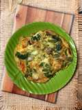 Telur dadar daun ruku ruku