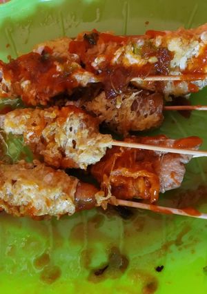 Foto resep Telur Gulung Saus Rujak merah