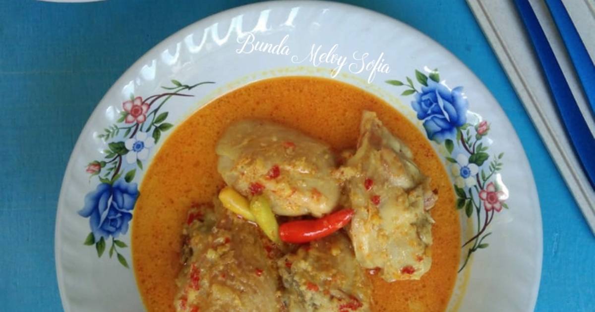 7.109 resep masakan ayam berkuah santan pedas enak dan sederhana ala