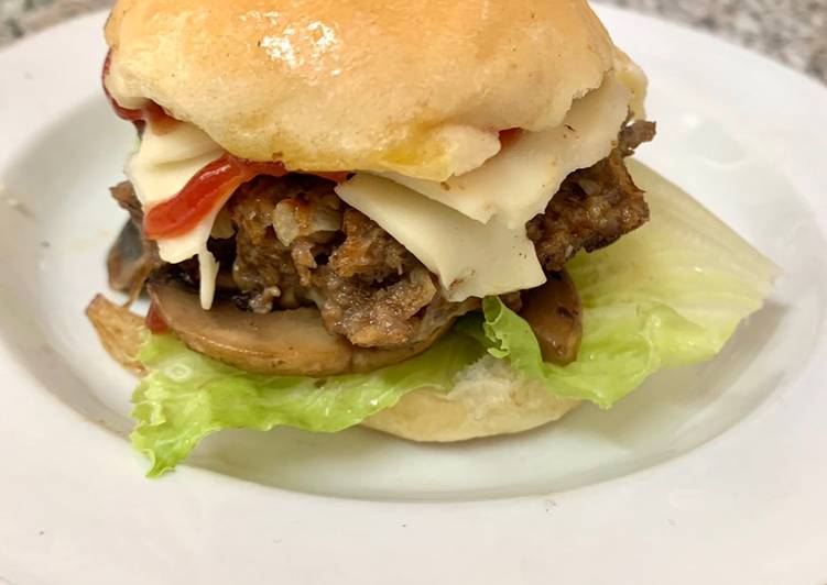Beef Patty Burger Simple