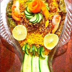 A picture of Hamary Sindh ke Famous dish Chicken Sindhi Biryani 😋😋😋.