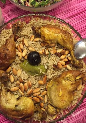 صورة لوصفة كبسه بالدجاج