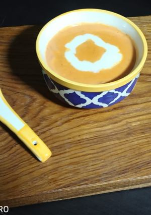 A picture of Creamy Carrot Soup.