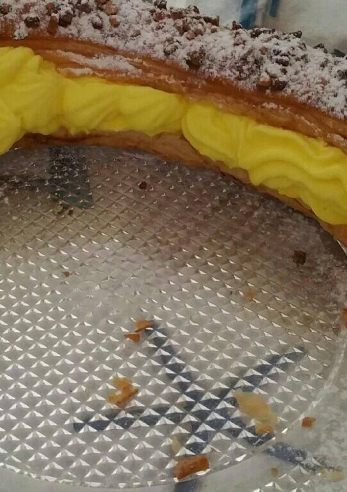 Una foto de Tortel de nata con un baño