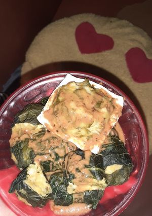 Foto resep Sawi gulung isi udang (menu diet)