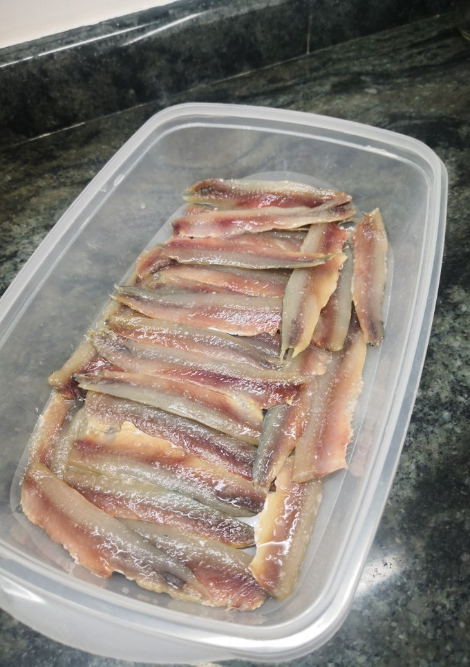 Una foto de Anchoas en salazón