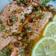 Σολομός sous vide με λεμόνι και δενδρολίβανο