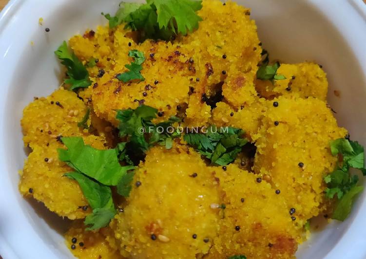 Recipe of Homemade Dudhi na Muthiya