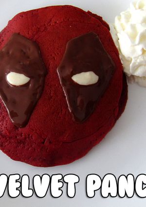 Una foto de Red Velvet Pancakes de Deadpool