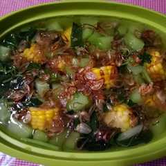 Sayur bening bayam manisah রেসিপির প্রধান ছবি