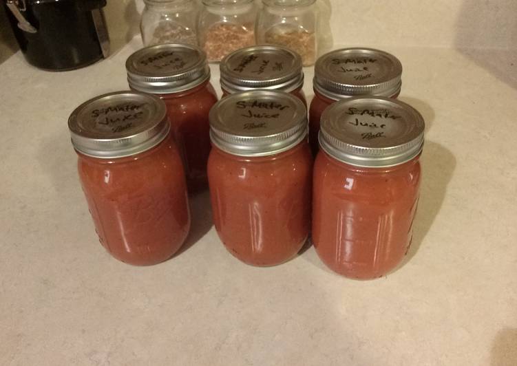 How to Make Super Quick Homemade Zesty Tomato Juice