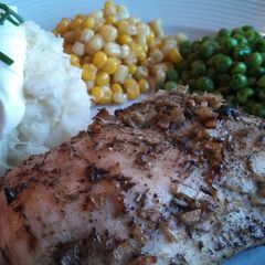 A picture of Roasted Herb Basted Chicken.