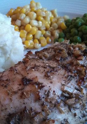 A picture of Roasted Herb Basted Chicken.