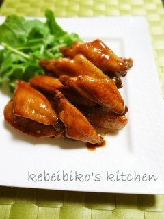A picture of Simmered Chicken Wings.