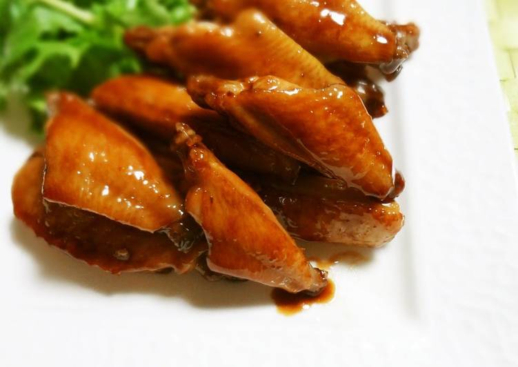 Steps to Make Quick Simmered Chicken Wings