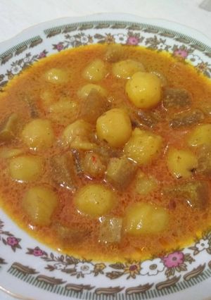 Foto resep Gulai kikil dan kentang simple