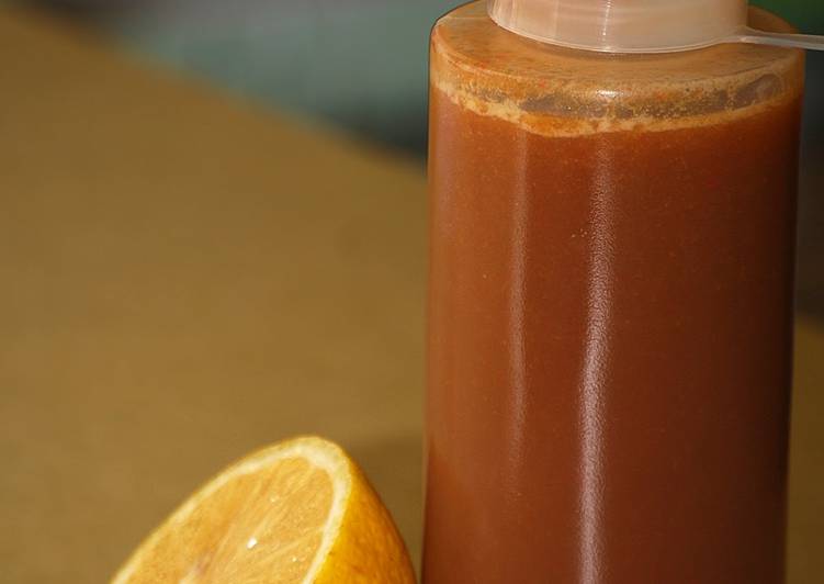 Steps to Prepare Favorite Mild Citrus Hot Sauce